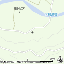 和歌山県田辺市龍神村柳瀬633周辺の地図