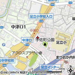 ウィークリー＆マンスリーマンション・シャルム小倉中津口周辺の地図