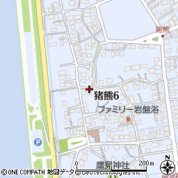 福岡県遠賀郡水巻町猪熊周辺の地図