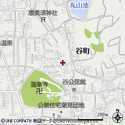 愛媛県松山市谷町237周辺の地図