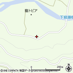 和歌山県田辺市龍神村柳瀬567周辺の地図