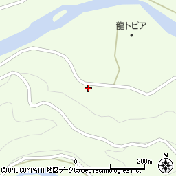 和歌山県田辺市龍神村柳瀬476周辺の地図