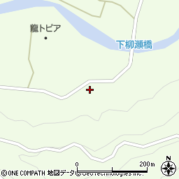 和歌山県田辺市龍神村柳瀬634周辺の地図