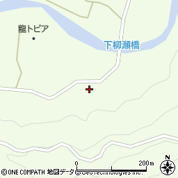 和歌山県田辺市龍神村柳瀬643周辺の地図
