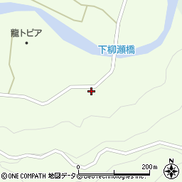 和歌山県田辺市龍神村柳瀬644周辺の地図
