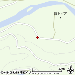 和歌山県田辺市龍神村柳瀬485周辺の地図