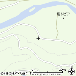 和歌山県田辺市龍神村柳瀬512周辺の地図