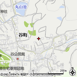 愛媛県松山市谷町305周辺の地図