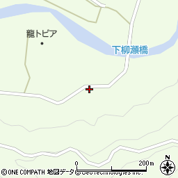 和歌山県田辺市龍神村柳瀬631周辺の地図