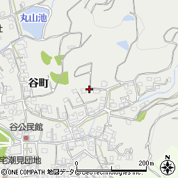 愛媛県松山市谷町293周辺の地図