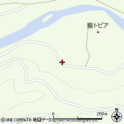 和歌山県田辺市龍神村柳瀬484周辺の地図