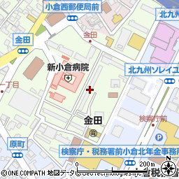 ＵＲ都市機構金田一丁目団地６号棟周辺の地図