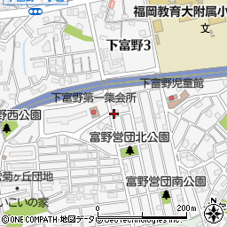 極真会館　福岡県東支部周辺の地図