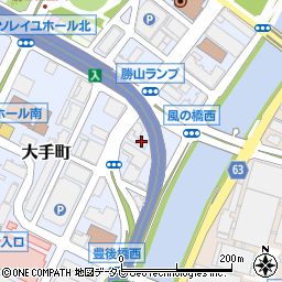 福岡県北九州市小倉北区大手町7周辺の地図