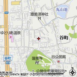 愛媛県松山市谷町231周辺の地図