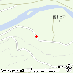和歌山県田辺市龍神村柳瀬486周辺の地図