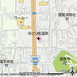 愛媛県松山市谷町172周辺の地図