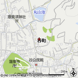 愛媛県松山市谷町369周辺の地図
