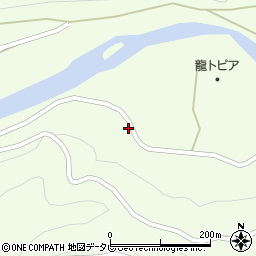 和歌山県田辺市龍神村柳瀬487周辺の地図