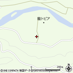 和歌山県田辺市龍神村柳瀬459周辺の地図