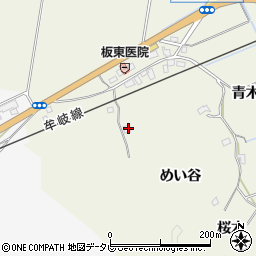 徳島県阿南市内原町めい谷8-2周辺の地図