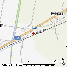 徳島県阿南市内原町めい谷1周辺の地図