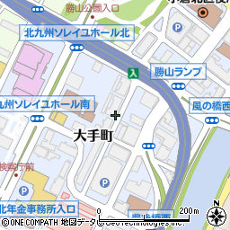 福岡県北九州市小倉北区大手町10周辺の地図