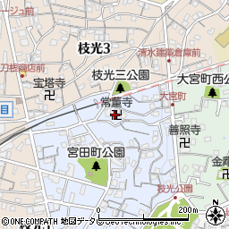 常薫寺周辺の地図