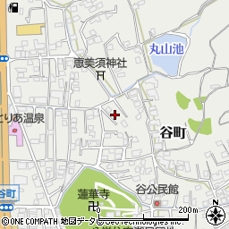 愛媛県松山市谷町219周辺の地図