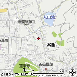 愛媛県松山市谷町244周辺の地図