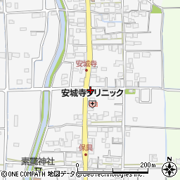 愛媛県松山市安城寺町1076周辺の地図