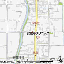 愛媛県松山市安城寺町1036周辺の地図