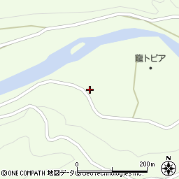 和歌山県田辺市龍神村柳瀬482周辺の地図