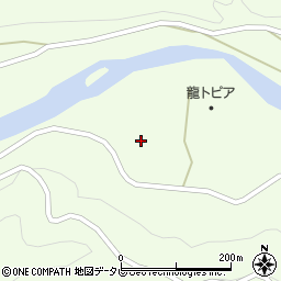 和歌山県田辺市龍神村柳瀬462周辺の地図