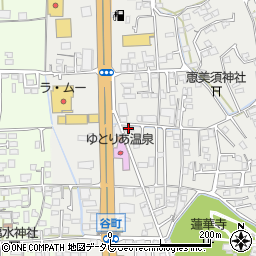 愛媛県松山市谷町174周辺の地図