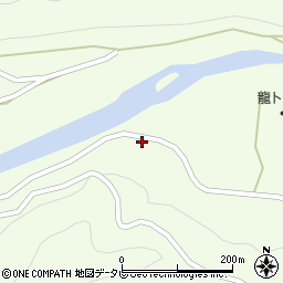 和歌山県田辺市龍神村柳瀬407周辺の地図