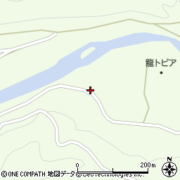 和歌山県田辺市龍神村柳瀬422周辺の地図