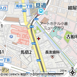 南日本銀行小倉支店周辺の地図