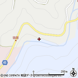 徳島県三好市西祖谷山村西岡31周辺の地図
