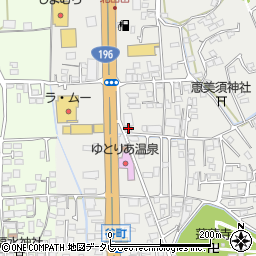 愛媛県松山市谷町167周辺の地図