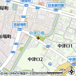 中津口公園周辺の地図
