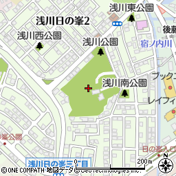 福岡県北九州市八幡西区浅川日の峯周辺の地図