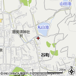 愛媛県松山市谷町381周辺の地図