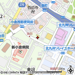 セブンイレブン小倉金田１丁目店周辺の地図