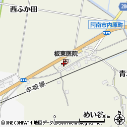 徳島県阿南市内原町筒崎9周辺の地図