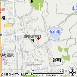 愛媛県松山市谷町396周辺の地図