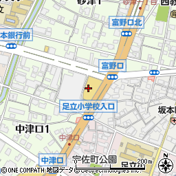 一麺亭 小倉中津口店周辺の地図