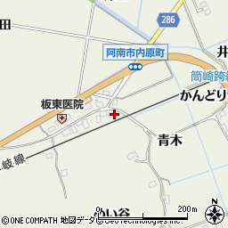 徳島県阿南市内原町筒崎29周辺の地図