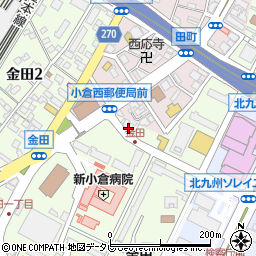 九大進学ゼミ　小倉校周辺の地図