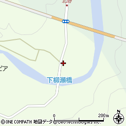 和歌山県田辺市龍神村柳瀬56周辺の地図